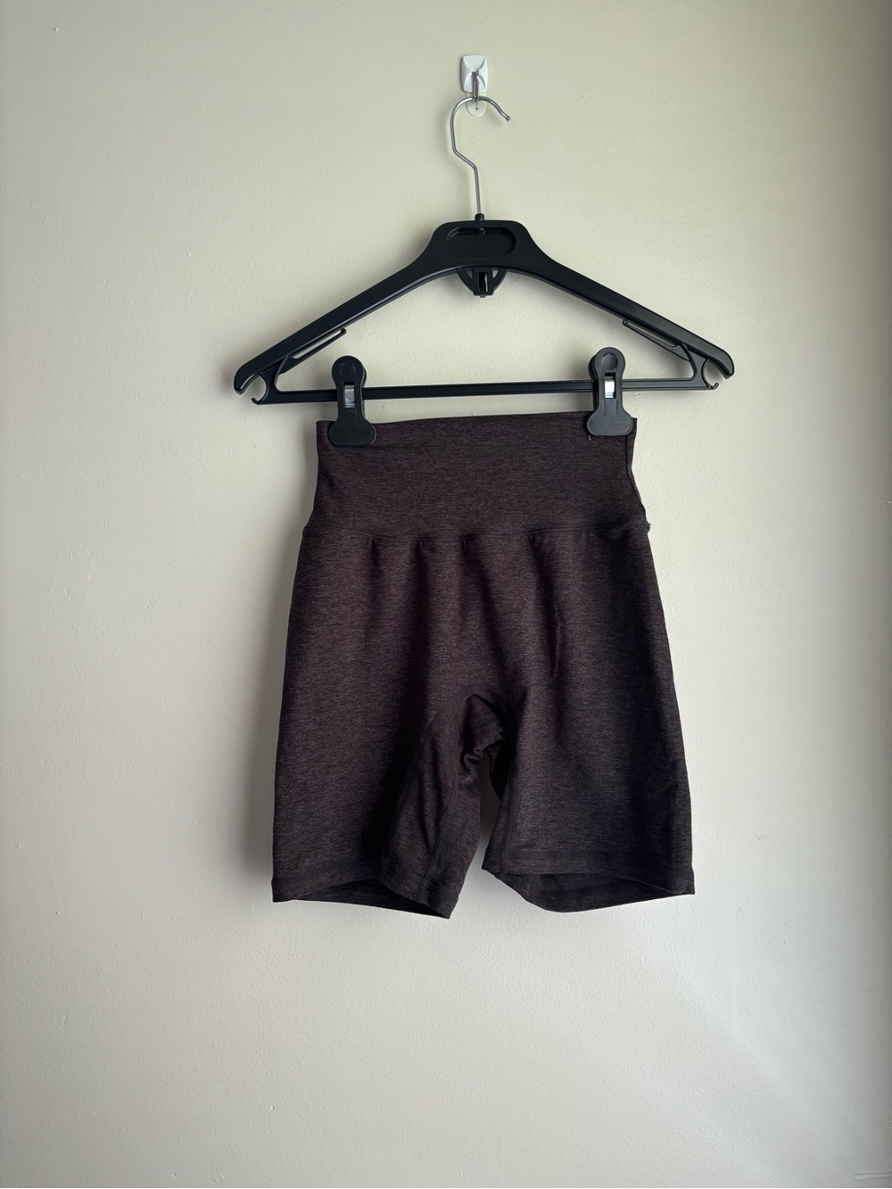 P'tula BarePro 6" Biker Shorts - Dark Brown/Grey Marl (S)